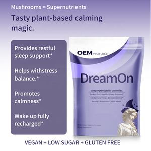 Gomitas de melatonina para dormir, suplemento dietético en gomitas, muy vendidas por OEM, para la relajación y mejora de la calidad del sueño a la hora de acostarse. - Product Image 4