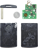 Clé de voiture intelligente pour Megane 3 avec 4 boutons 433 MHz ID46 PCF7952