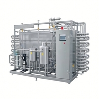 Machine de pasteurisation UHT tubulaire à chauffage uniforme pour jus de fruits, lait et eau