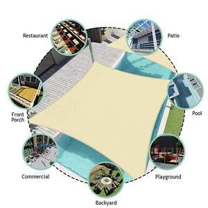 Voile d'ombrage extérieure en HDPE 5x5x5m pour l'hiver, <span class=keywords><strong>toile</strong></span> de protection pour plantes, filet d'ombrage de jardin en HDPE, voile solaire - Product Image 2