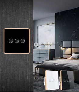 Tysh EU 1 2 3 4 gang <span class=keywords><strong>Wifi</strong></span> kiểm soát điện tường chuyển đổi ánh sáng nhà thông minh cảm ứng chuyển đổi với neatral dòng hỗ trợ Alexa - Product Image 5