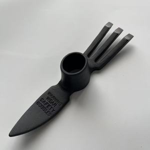 500g 650g vườn cuốc ngã ba pickaxe thép carbon giả mạo tự làm lớp tay chọn đầu 300mm Chiều dài tổng thể cuộc sống hàng ngày sử dụng - Product Image 3