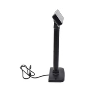 Pantalla para Cliente VFD2027-1 para Punto de Venta, Pantalla Azul-Verde de 20x2, RS-232/USB, 11 Modos de Comando, Multi-Idioma, Giratoria 355°