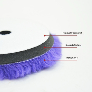 3/5/6 Inch Heavy Cut Wool <b>Polishing</b> Pads <b>Car</b> Pad <b>Polishing</b> Pad - Product Image 2