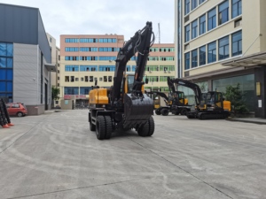 मल्टी-फंक्शनल चार पहिया गन्ना हार्वेस्टर ने बाल्टी खुदाई वाला क्रेन गन्ना लोडर - Product Image 2