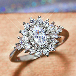 Anillo de Promesa Sencillo para Mujer, Estilo Boda, para Uso Diario o Fiestas, Accesorio de Joyería - Product Image 6