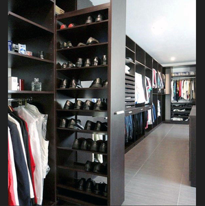 Walk in <strong>Closet</strong> Wooden Wardrobe Cabinet Clothes <strong>Closet</strong> Drawer Bedroom Armoire Organizer <strong>Big</strong> <strong>Closet</strong> with Shoe Cupboard - Product Image 1