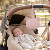 Boîte de rangement sécurisée en silicone pour sucette, étui pour sucette bébé, conteneur pour sucette, étui de protection en silicone pour sucette