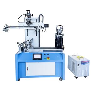 Nouvelle conception 2025 – Imprimante à écran semi-automatique à positionnement servo avec dispositif de durcissement UV – Haute efficacité pour l'impression multicolore sur bouteilles - Product Image 1