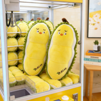 Vente en gros usine : Jouets en peluche doux Durian de 8 pouces, rembourrés en coton PP, jouets pour enfants à thème dessin animé et anime, pour machines à griffes et anti-stress