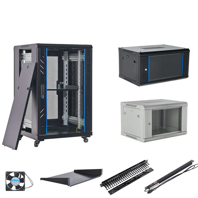 19 inch Cabinet wall mount server cabinet rack for CCTV networking equipment 6U 9U 12U 15U 18U rack cabinet