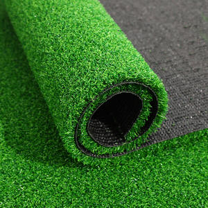 Gazon artificiel pour jardin <span class=keywords><strong>d</strong></span>'enfants et terrain de football, matériau <span class=keywords><strong>vert</strong></span> PP/PE, <span class=keywords><strong>tapis</strong></span> de terrain de sport extérieur - Product Image 1