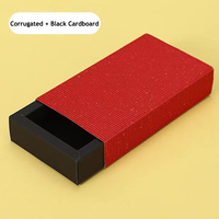 Boîte cadeau à tiroir magnétique de luxe pour emballage de cosmétiques et de soins de la peau haut de gamme étanche avec doublure en éponge en matériaux recyclés