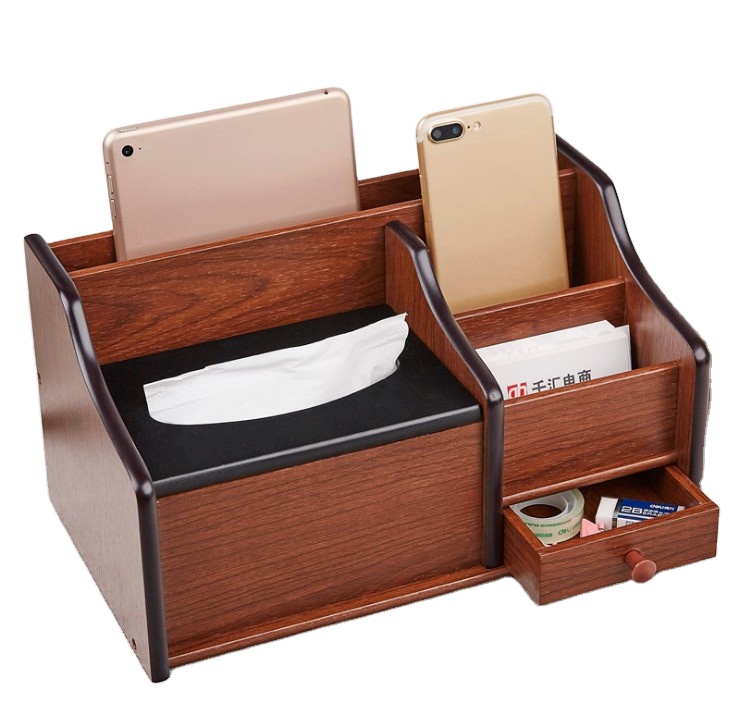 Деревянный офисный Настольный органайзер для дома, школы, офиса