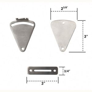 Cerradura de Privacidad WEKIS con Acabado Cromado Moderno, de Hierro y Latón, para Puertas Corredizas de Cocina, Baño, Hotel, Resistente al Óxido, 5 Años de Garantía - Product Image 4