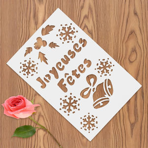 ลายฉลุตกแต่งบ้านซานตาสำหรับภาพวาดป้ายคริสต์มาสใช้ซ้ำได้สำหรับสัตว์เลี้ยง - Product Image 6