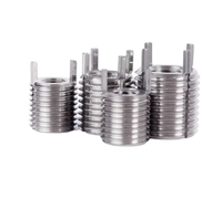 Automotive Industry Key Locking Thread Inserts Thin-Walled Stainless Steel M5-M6 Fully Threaded Right Hand Mounting Handle 4 Key