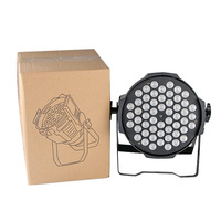 Projecteur de scène PAR 54 LED RGB 3-en-1 à faisceau, contrôle DMX512, en aluminium moulé, éclairage DJ pour mariages et événements