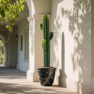 Grandes plantes de <span class=keywords><strong>cactus</strong></span> tropicaux artificiels de luxe paysage décoratif d'intérieur à haute assurance pour salon extérieur en PU - Product Image 2
