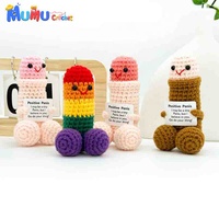Adornos de Navidad Divertidos de Ganchillo con Forma de Pene, Hechos a Mano, Regalos Creativos y Originales para Esposo o Novio