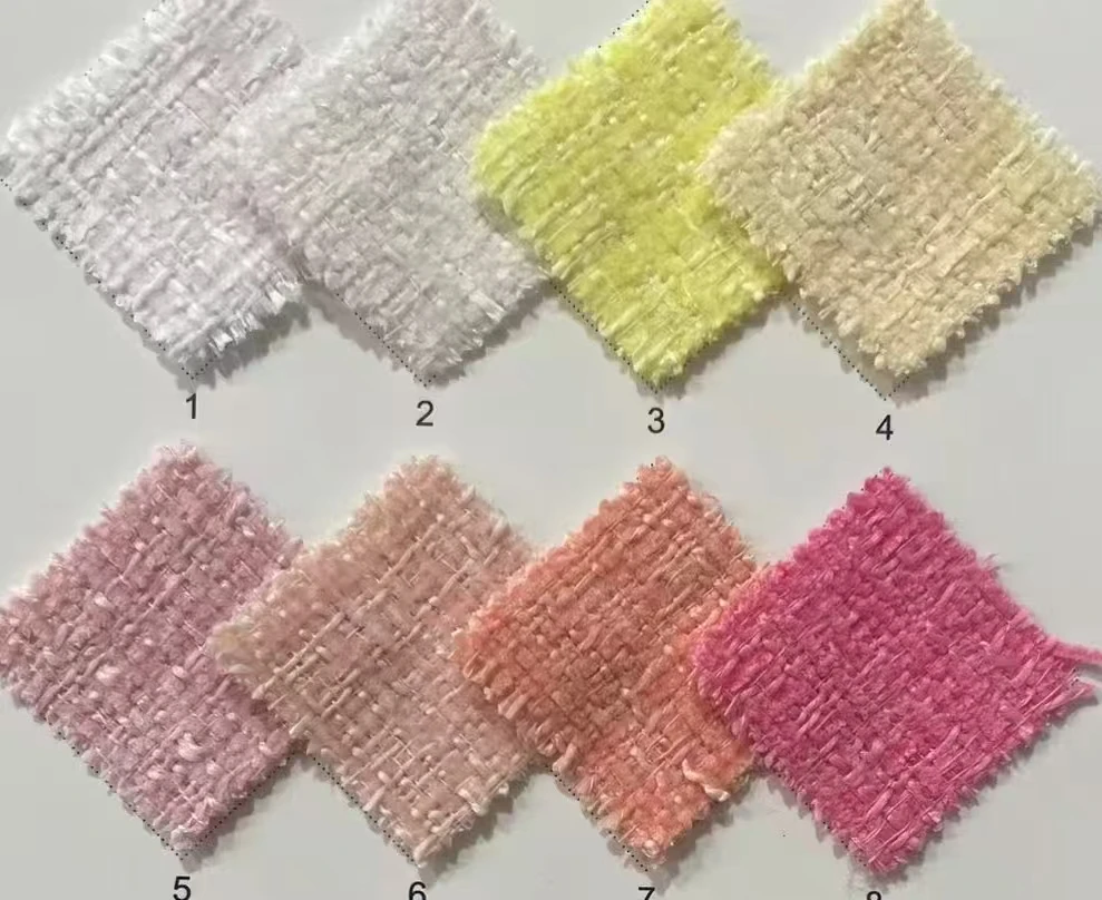450g/m 100Polyester All Seasons Fabrics Beautiful Thread Tweed Clothing and Home Textile Upholstery Fabric