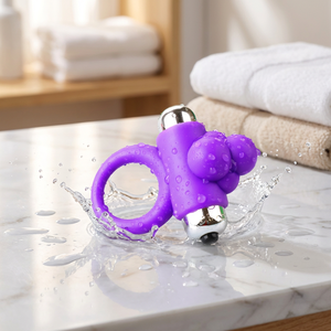 Anillos Vibradores de Silicona para Pene, para Hombres y Mujeres, Anillo para Retrasar la Eyaculación, Juguetes Sexuales para Adultos - Product Image 1