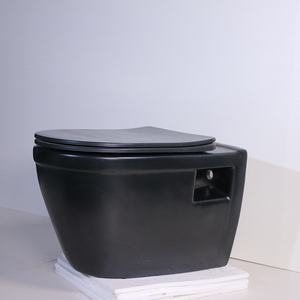 Medyag MGZ-07 Commode noire mate murale bon marché CE Salle de bain <span class=keywords><strong>WC</strong></span> couleur toilette suspendue - Product Image 2
