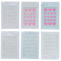 Chaud coloré étoile coeur papillon fleur hydrocolloïde bouton patchs Spot acné traitement tampons pour les taches d'acné
