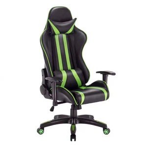 Silla de Juego de Estilo Racing con Respaldo Alto, Tapizada en Cuero PU, Acolchada con Espuma, Altura Ajustable, Reposabrazos 2D, Giratoria, Asiento para Computadora, 6 Lujo - Product Image 4