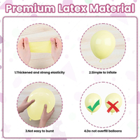Kit de guirlande de ballons pastel sur le thème des beignets glacés, décoration de fête pour enfants, anniversaire, baby shower, ensemble de décoration de fête sucrée