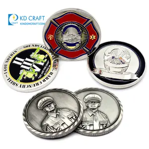 Personalized Custom Logo Metal Zinc Alloy Embossed 3D Commemorative Challenge Coin For Collection