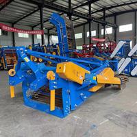 Moissonneuse-batteuse automatique auto-chargeante pour pommes de terre, patates douces, ail, carottes et oignons avec moteur à engrenages