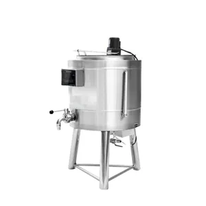 150L Milk Cooling Storage Sterilizer Tank Professional Electric Almond Milk Heater Pasteurizer Production System