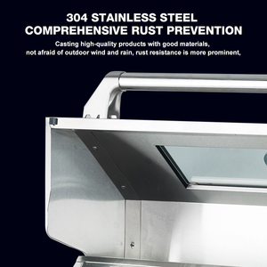 Preis Barbacoa Grill Gas Parrillen Gebaut en Der Kitchen Am Freien Mit Ofen <span class=keywords><strong>Parrilla</strong></span> con 5 Quemadores con Quemador Infrarrojo - Product Image 6