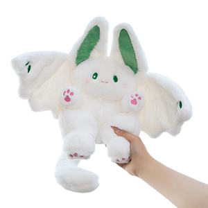 Di alta qualità carino grande pipistrello peluche peluche peluche peluche di coniglio bianco farcito bambola di bambù piccola mosca topolino giocattoli di peluche - Product Image 1