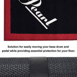 Alfombra de tambor personalizada Alfombrilla de puerta de tambor antideslizante con estampado insonorizado Alfombrilla antideslizante de nailon con tambor - Product Image 2