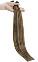 Extensions de cheveux humains pré-collées à la kératine, qualité professionnelle, normes de salon, colle italienne, Remy, double tirage, pointe en U