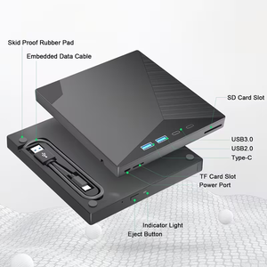 Offre Spéciale – <span class=keywords><strong>Lecteur</strong></span> Optique <span class=keywords><strong>Externe</strong></span> USB 3.0/Type-C 7-en-1 Portable – <span class=keywords><strong>Graveur</strong></span> et <span class=keywords><strong>Lecteur</strong></span> <span class=keywords><strong>CD</strong></span>/DVD – Vente en Gros OEM - Product Image 5