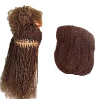 Extensions de cheveux afro crépus doux de haute qualité, 100 % fibres premium, pour créer différentes coiffures, mini tresses.