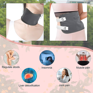 Envoltura de Aceite de Ricino para Cintura y Cuello, Envoltura Ajustable de Aceite de Ricino, Kit de Envolturas de Aceite de Ricino Reutilizables para Desintoxicación del Hígado - Product Image 2