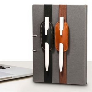 Estuche Porta Plumas de Cuero PU, Portátil y Elegante, con Banda Elástica Ajustable, para Regalos, Organizador de Libros y Revistas - Product Image 1