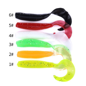Atacado SO108 10cm 7.7g 5 pçs/saco Iscas De Plástico Macio Artificial Worm Iscas De Pesca - Product Image 2