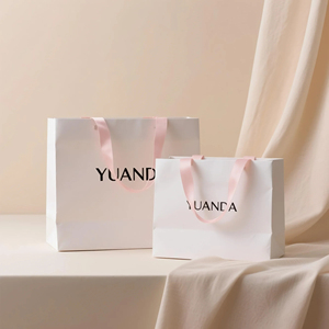 Sac à bijoux miniature rose mignon avec logo et boîte d'emballage assortie pour petits cadeaux de bijoux - Product Image 2