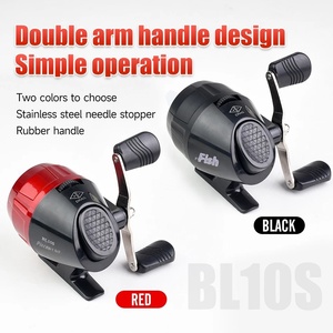 BL10S rouge/noir Portable fronde filature moulinet de pêche fermé tir moulinet de pêche adapté à la chasse en plein air - Product Image 2