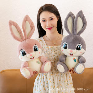 OEM/ODM مخصص لطيف الكرتون لينة أرنب أفخم لعبة جميلة آذان طويلة بيلوش الأرنب لعيد الفصح PP القطن شغل - Product Image 3