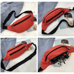 2025 New Design Unisex Sports Waist <b>Bag</b> Large Capacity Waterproof Polyester Zipper Closure Letter Pattern Adjustable Strap <b>Bag</b> - Product Image 2