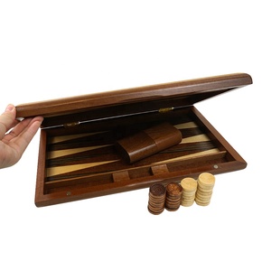 Nhà Máy Bán Buôn Sang Trọng Gỗ <span class=keywords><strong>Backgammon</strong></span> Trò Chơi Thiết Lập 38Cm 15Inch <span class=keywords><strong>Backgammon</strong></span> Board Hộp Biểu Tượng Tùy Chỉnh Cho Bảng Phát triển Trò Chơi - Product Image 3