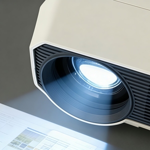 Mini <span class=keywords><strong>projecteur</strong></span> de cinéma maison 4800 lumens, résolution native 1080p Full HD, modèle LCD LED A4300 - Product Image 4