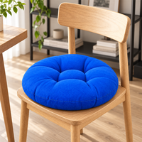 Offre Spéciale : Lot de 8 Coussins Ronds en Polypropylène de 16 Pouces pour Chaises et Coussins de Sol pour Enfants, Portables pour Salle de Classe et Maison, Bleu Royal