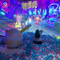Projecteur de projection murale interactive avec plus de 45 jeux |   Jeux de balle et de tir |   Appareil de divertissement pour enfants en intérieur